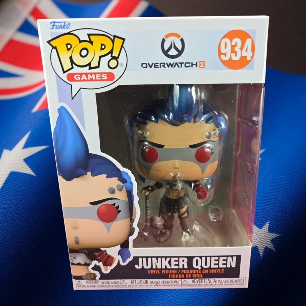 Funko Pop! Overwatch 2 - Junker Queen #934 (Nib) With Pop Protector